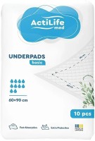 Купити підгузки ActiLife Med Basic Underpads 60x90 (/ 10 pcs) за ціною від 80 грн.