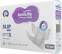 Купити підгузки ActiLife Med Slip Basic S (/ 30 pcs) за ціною від 432 грн.