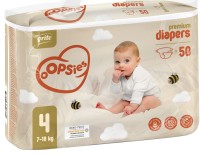 Купити підгузки Grite Oopsies Premium 4 (/ 50 pcs) за ціною від 630 грн.