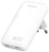 Купити зарядний пристрій 4smarts FlatPlug Slim Dual 65W GaN за ціною від 1780 грн.