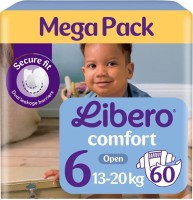 Купити підгузки Libero Comfort 6 (/ 60 pcs) за ціною від 907 грн.