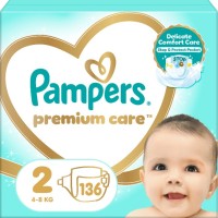 Купити підгузки Pampers Premium Care 2 (/ 136 pcs) за ціною від 1449 грн.
