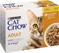 Купити корм для кішок Cat Chow Adult Chicken/Zucchini Pouch 10 pcs за ціною від 165 грн.