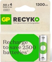 Купити акумулятор / батарейка GP Recyko 4xAA 1300 mAh за ціною від 340 грн.
