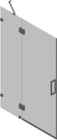 Купити душова перегородка KOER SR SD04-120x200-TR-01 KR5387 за ціною від 11880 грн.