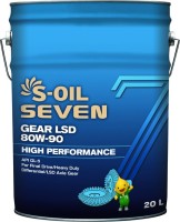 Купити трансмісійне мастило S-Oil Seven Gear LSD 80W-90 20L за ціною від 4924 грн.
