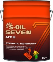 Купити трансмісійне мастило S-Oil Seven ATF III 20L за ціною від 3860 грн.