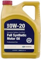 Купити моторне мастило Subaru Synthetic 0W-20 4.73L за ціною від 2734 грн.
