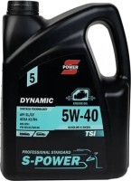 Купити моторне мастило S-Power Dynamic TSI 5W-40 5L за ціною від 736 грн.