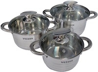 Купити каструля Vezzer VZ1293-6 за ціною від 1399 грн.