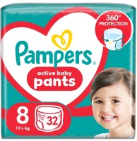 Купити підгузки Pampers Active Baby Pants 8 (/ 32 pcs) за ціною від 1400 грн.