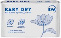Купити підгузки EVA Baby Dry 6 (/ 35 pcs) за ціною від 431 грн.