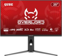 Купити монітор QUBE Overlord G25F300H за ціною від 6999 грн.