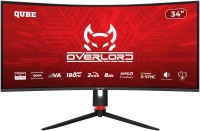 Купити монітор QUBE Overlord C34UQ180H за ціною від 11462 грн.