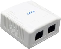 Купити розетка Cablexpert NCAC-2U6-01 за ціною від 99 грн.