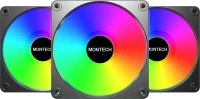 Купити система охолодження Montech GF120 V2 ARGB 3 in 1 Black за ціною від 1373 грн.
