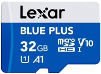 Купити карта пам'яті Lexar BLUE PLUS microSD UHS-I (BLUE PLUS microSDHC UHS-I 32Gb) за ціною від 209 грн.