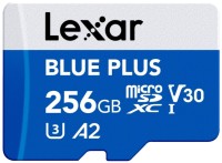 Купити карта пам'яті Lexar BLUE PLUS microSD UHS-I (BLUE PLUS microSDXC UHS-I 256Gb) за ціною від 1089 грн.