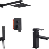 Купити набір змішувачів KRONER Edelstahl Kubus CVS30181 за ціною від 6123 грн.