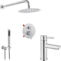 Купити набір змішувачів KRONER Edelstahl Klassisch CVS30205 за ціною від 5282 грн.