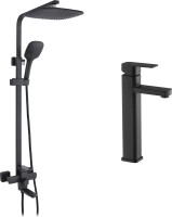 Купити набір змішувачів KRONER Edelstahl Kubus CVS30177 за ціною від 5264 грн.