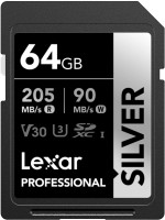 Купити карта пам'яті Lexar Professional Silver SDXC UHS-I (64Gb) за ціною від 534 грн.