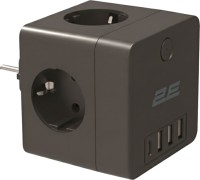 Купити мережевий фільтр / подовжувач 2E AD431BK за ціною від 629 грн.