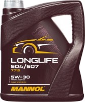 Купити моторне мастило Mannol Longlife 504/507 4L за ціною від 1299 грн.