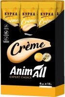 Купити корм для кішок AnimAll Cat Snack Creme Chicken 90 g за ціною від 115 грн.