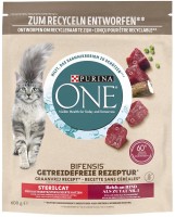 Купити корм для кішок Purina ONE Sterilized Grain Free Beef 600 g за ціною від 200 грн.