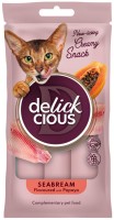 Купити корм для кішок Delickcious Creamy Snack Seabream 60 g за ціною від 66 грн.