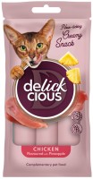 Купити корм для кішок Delickcious Creamy Snack Chicken 60 g за ціною від 66 грн.