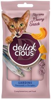 Купити корм для кішок Delickcious Creamy Snack Sardine 60 g за ціною від 66 грн.