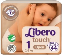 Купити підгузки Libero Touch Open 1 (/ 44 pcs) за ціною від 500 грн.