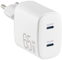 Купити зарядний пристрій Brevia ePowerGaN PD65W 2xUSB-C за ціною від 805 грн.