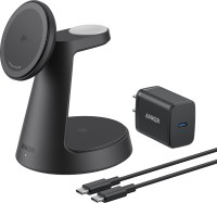 Купити зарядний пристрій ANKER MagGo Wireless Charging Station 3-in-1 Dock Stand за ціною від 3520 грн.