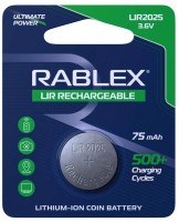 Купити акумулятор / батарейка Rablex 1xCR2025 75 mAh за ціною від 70 грн.