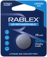Купити акумулятор / батарейка Rablex 1xCR2032 75 mAh за ціною від 70 грн.