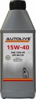 Купити моторне мастило AutoLive Motor Oil 15W-40 1L за ціною від 223 грн.