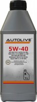 Купити моторне мастило AutoLive Motor Oil 5W-40 1L за ціною від 218 грн.