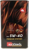 Купити моторне мастило Maxxmol Premium Synthec 5W-40 4L за ціною від 876 грн.