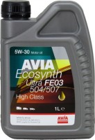 Купити моторне мастило Avia Ecosynth Ultra FE03 504/507 5W-30 1L за ціною від 405 грн.