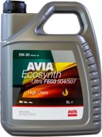 Купити моторне мастило Avia Ecosynth Ultra FE03 504/507 5W-30 5L за ціною від 1716 грн.