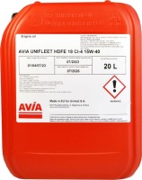 Купити моторне мастило Avia Unifleet HDFE18 CI-4 15W-40 20L за ціною від 4637 грн.