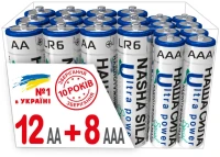Купить акумулятор / батарейка Nasha Sila Ultra Power 12xAA + 8xAAA: цена от 229 грн.