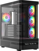 Купити корпус MODECOM VOLCANO AQ200 ARGB Black за ціною від 6399 грн.