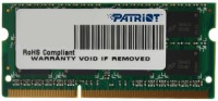 Купити оперативна пам'ять Patriot Memory Signature SO-DIMM DDR3 1x8Gb (PSD38G13332S) за ціною від 529 грн.