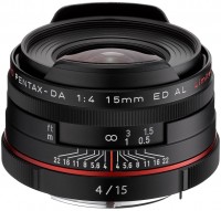 Купить объектив Pentax 15mm f/4 HD DA ED AL Limited: цена от 29730 грн.