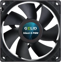 Купить система охолодження Gelid Solutions Silent 8 PWM Black: цена от 231 грн.