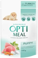 Купить корм для собак Optimeal Puppy All Breed Turkey in Sauce 100 g: цена от 41 грн.